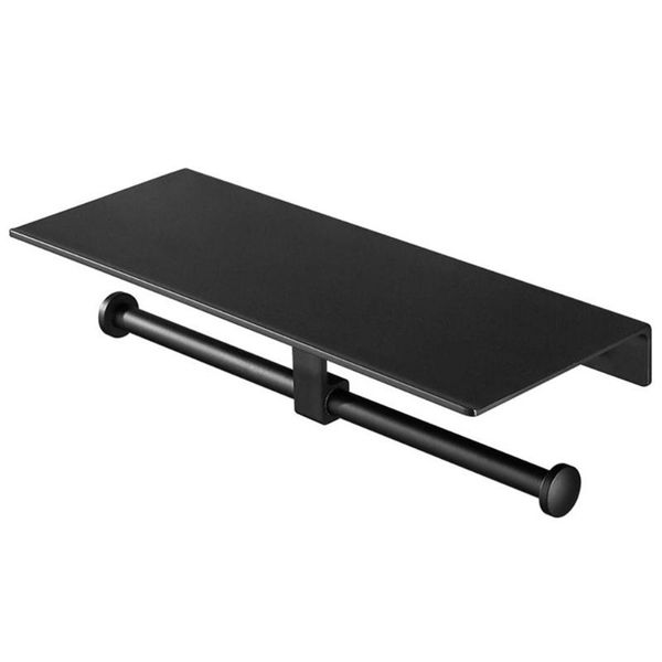 

hooks & rails 1pc bathroom paper towel rack punch-storage shelf holder