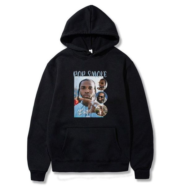 

men's hoodies & sweatshirts 2021 smoke four seasons couple comfortabled long -sleeves hoodie casual cotton ovrsized hip - streetwears, Black