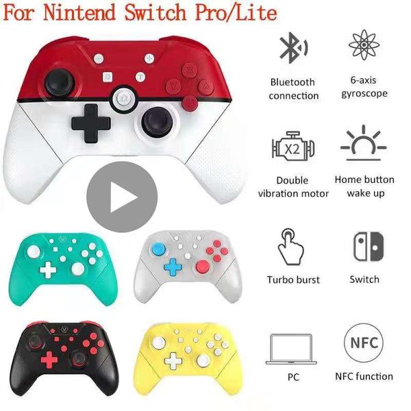 

game controllers & joysticks wireless controller gamepad for switch pro nindendo usb control pc computer bluetooth joystick trigger