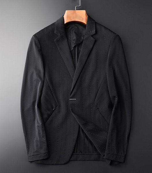 

men's suits & blazers classic yarn dyed blazer male size 4xl luxury vertical stripe slim mens jacket hight quality and jackets men, White;black