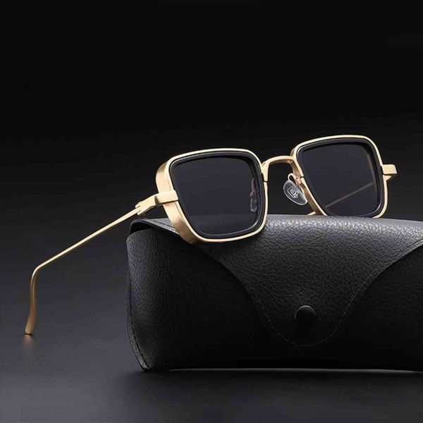

fashion square metal men sunglasses vintage anti reflective mirror glasses classic design women sun uv400, White;black