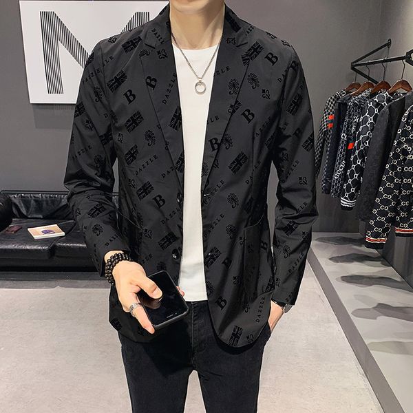 

fashion suits men's slim in 2021, White;black