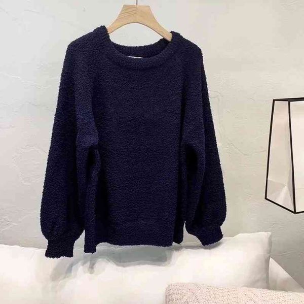 

sweaters women's ss21 european and american fashion designer spring autumn women warm thick sweater soft comfortable c letter printing, White;black