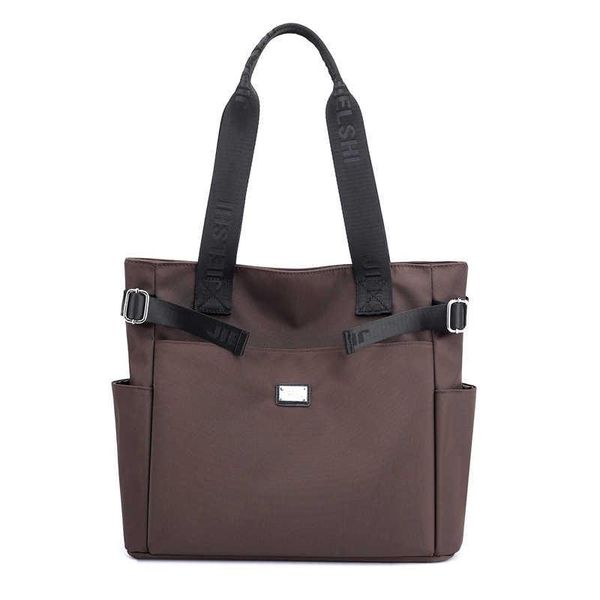 

evening bags lightweight a4 wide women's shoulder bag large nylon tote fabric fashion casual ladies handbags for women youth summer bla