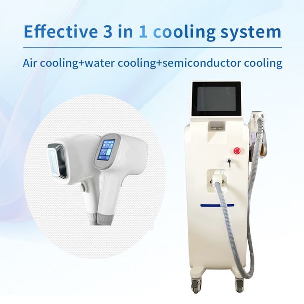 

factory wholesale 808 diode laser permanent hair removal 755nm 808nm 1064nm, Black