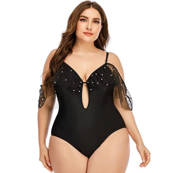 

one-piece suits women's one piece swimwear swimsuit bathing monokini l-5xl