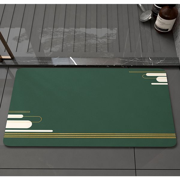 

eovna bathroom mat home decor diatom mud absorbent quick drying floor mat rubber non-slip bathroom kitchen toilet doormat