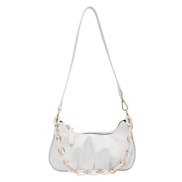 

evening bags unique design retro ladies handbag pu leather pleated crossbody tote bag solid color single shoulder elegant messenger