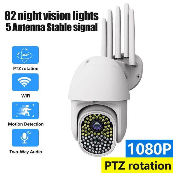 

wifi ip camera outdoor motion detection wireless h.265 waterproof two way audio night vision security cameras