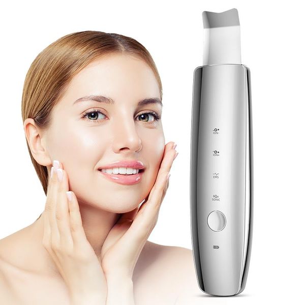 

smart electric toothbrush ultrasonic skin scrubber deep cleaning face vibrating facial cleansing spatula peeling beauty instrument device