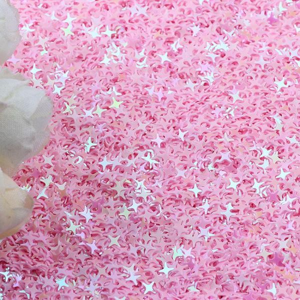 

nail art decoration sequins four-pointed star gypsophila stars christmas jewelry accessories stickers & decals, Black
