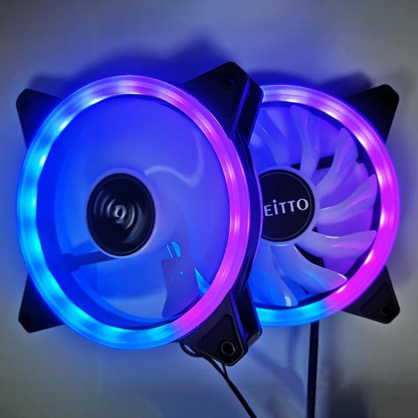 

fans & coolings pc radiator cpu cooling fan computer case dc 12v silent heatsink accessories
