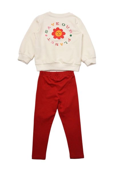 

women's two piece pants trendyol printed female child knitted thin bottom-suit tkdaw22au0251, White
