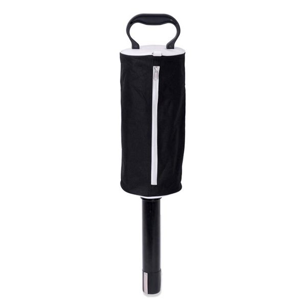 

portable golf ball picker pick-up bag retriever pocket scooping device storage zipper pick up training aids