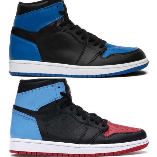 

2021 jumpman 1 1s basketball shoes for women men university blue tie-dye unc to chicago light smoke grey shdaow mens womens sport sneakers48