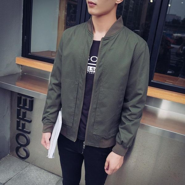 

men's jackets autumn military blazer jacket men casual outwear cotton washed coats army bomber suit spring cargo trench plus size 5xl, Black;brown