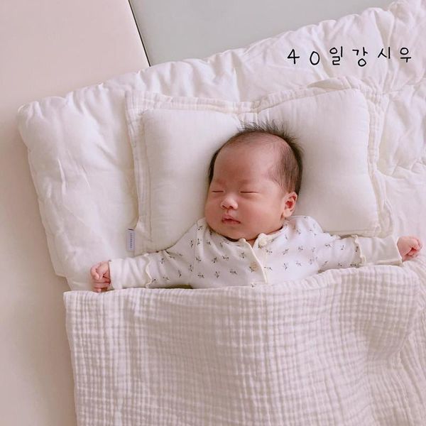 

baby pillow nordic born cotton gauze head washable nursing pillows