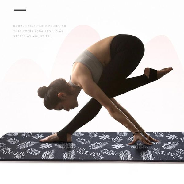 

thick non-slip yoga mat pad for exercise fitness pilates 68" x 24"