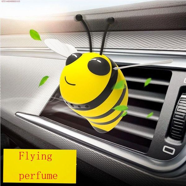 

car air freshener perfume outlet clip bee conditioning fragrance auto decoration