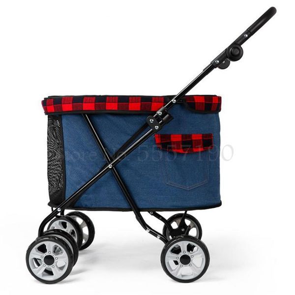 

pet stroller dog cat out small car lightweight folding cart seat covers