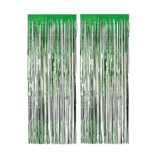 

party decoration 1 set 2m curtain birthday wedding background wall metal tassel diy