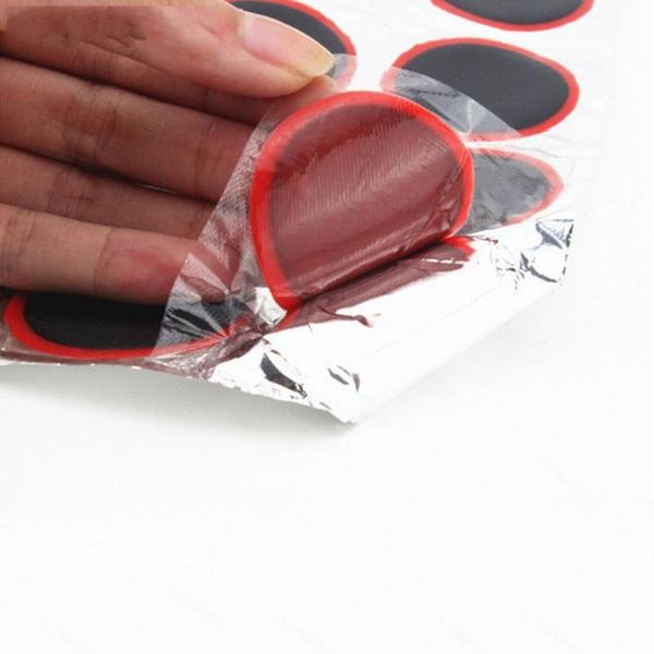 

tools tire repair bicycle cycling film 48pcs 25mm kit bike patch inner puncture