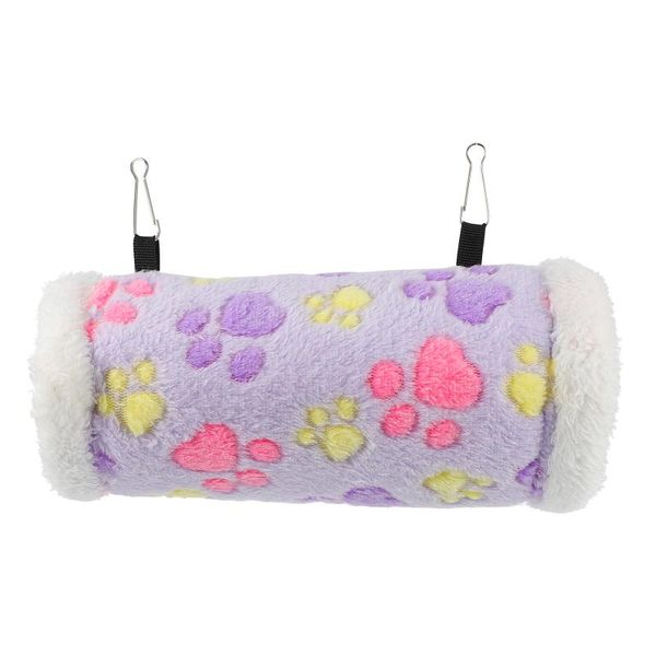 

small animal supplies 1pc hamster tunnel plush hanging design pet cage decorative