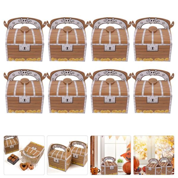 

gift wrap 8pcs boxes with handles package paper candy