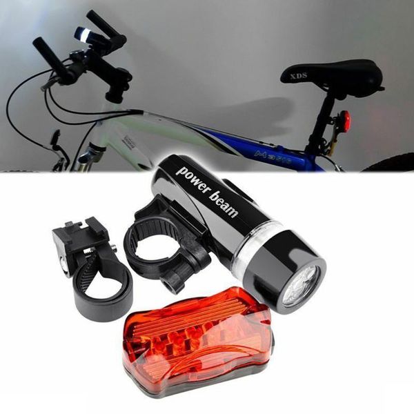 

waterproof bicycle front back light set tail road mtb mountain bike rear lamp cycling lantern lights