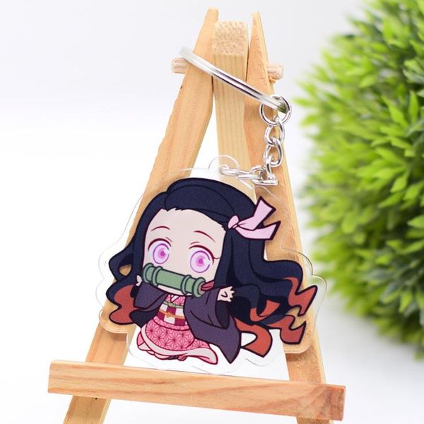 

keychains demon slayer keychain anime kimetsu no yaiba keyring wl0464, Silver