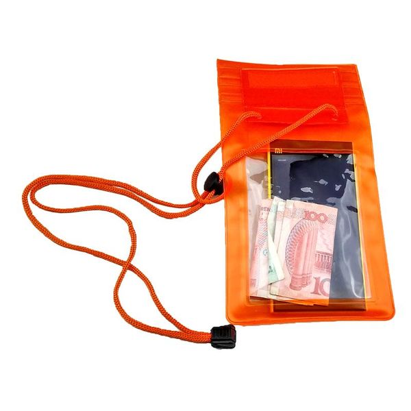 

fishing accessories aquatic sport case cover sealing mobile phone pack money personal belongings bag clear sea waterproof pouch for outdoor