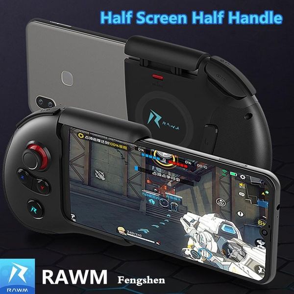 

fengshen gamepad half screen handle multifunction game controller android mobile phone dedicated smart games assistant controllers & joystic