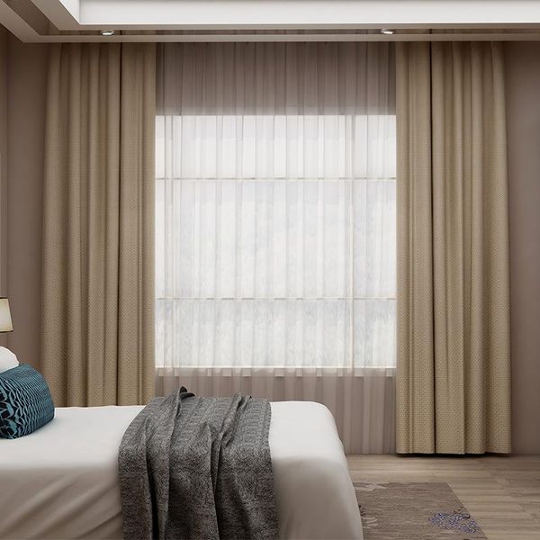

curtain & drapes custom modern minimalist curtains for living room bedroom high shade linen left and right biparting open included
