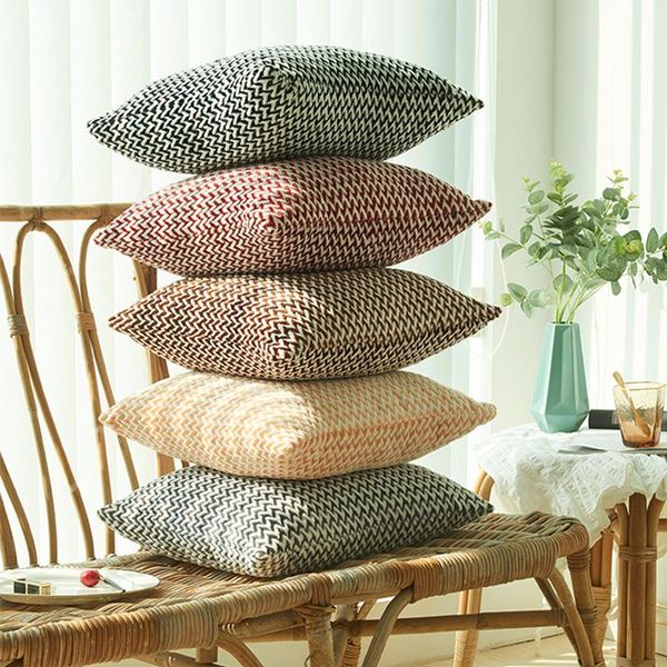 

cushion/decorative pillow 1pc decorative throw case solid double side plush cushion cover for car sofa home living room bedroom 45x45cm