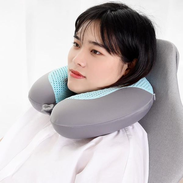 

pillow u-shaped pillow, napping neck summer gel ice memory foam travel cool cervical spine