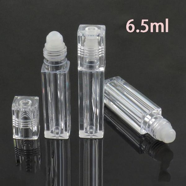 

6.5ml roller bottles empty lipgloss tube plastic roll on containers for perfume essential oil storage & jars