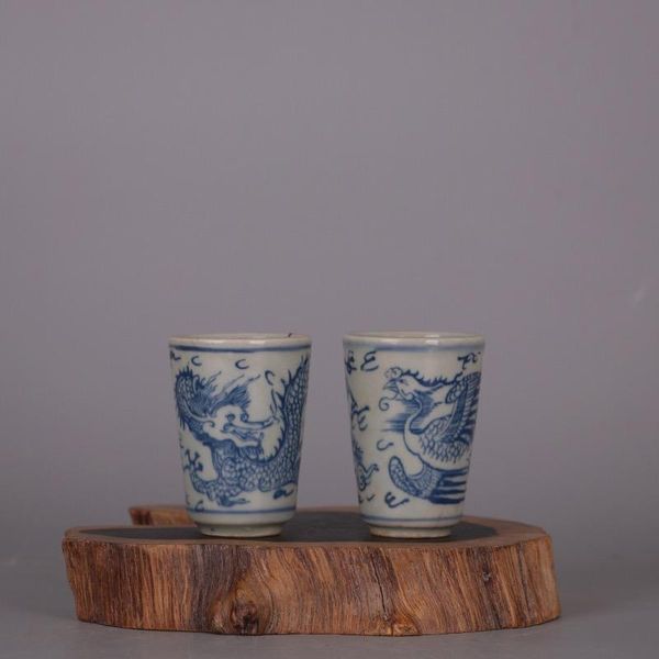 

vases chinese traditional ceramics/blue and white porcelain cups/ archaized the ming dynasty cups