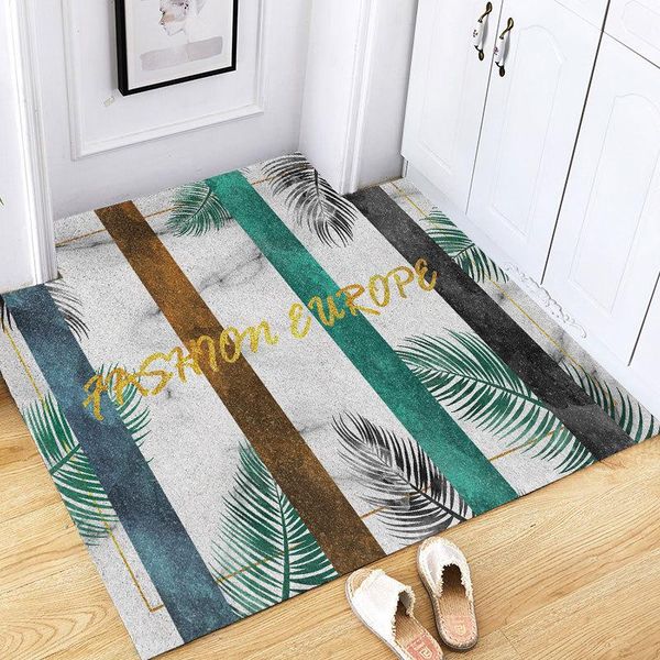 

carpets nordic stripes outside door mat home rubbing plastic floor non-slip carpet pvc wire loop elasticity customize