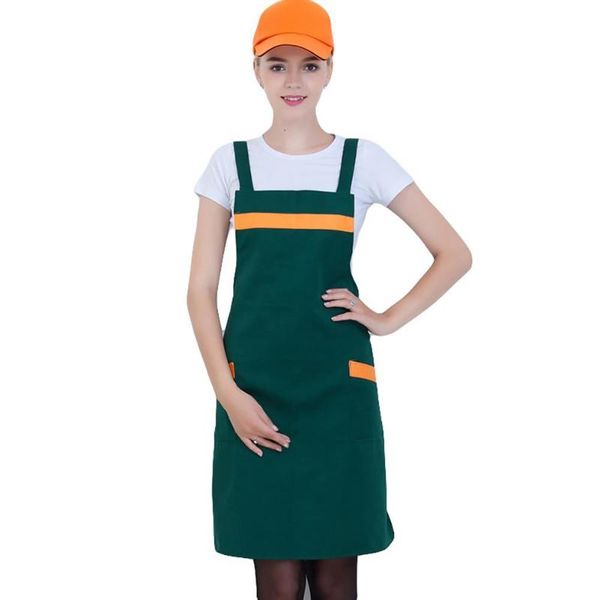 

sleeveless kitchen cooking restaurant bakery florist shop apron pocket cover household cleaning tools aprons