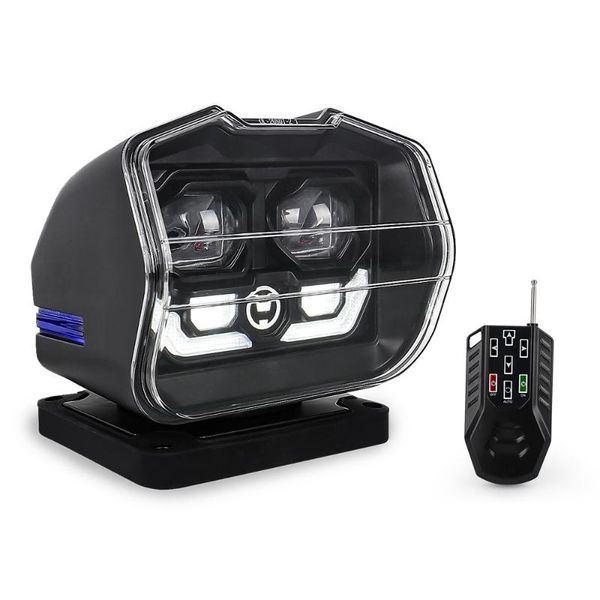 

working light 1 set 360° rotate led remote control spotlight searchlight for marine boat car high brightness off-road vehicles auxiliary lam