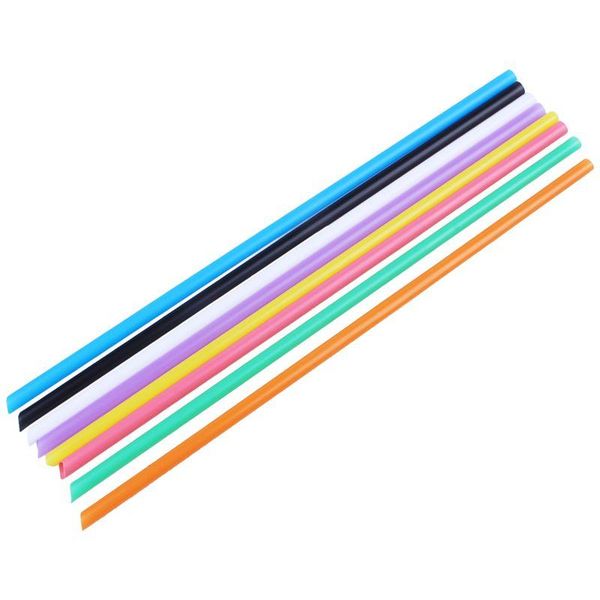 

disposable dinnerware assorted colors 50-pc big wide bubble tea smoothie straw
