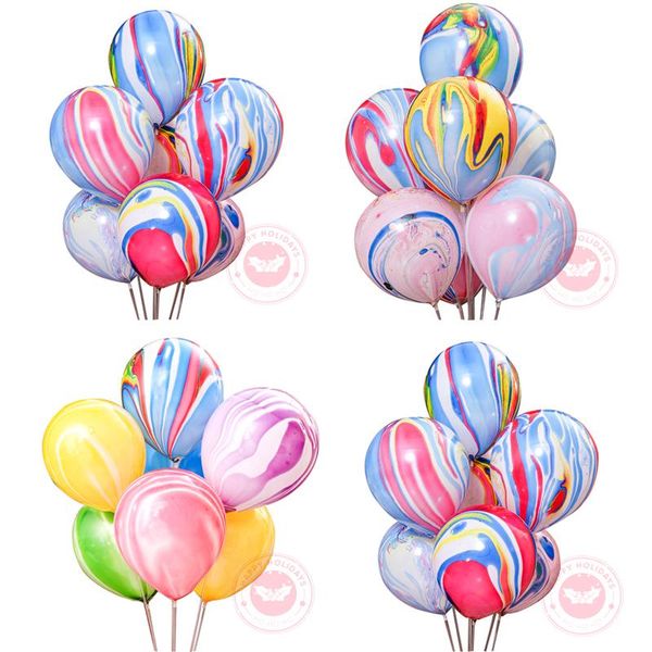 

10inch 12inch agate latex balloons cloud ballon helium globos birthday party wedding decorations wall baloon arch supplies decoration