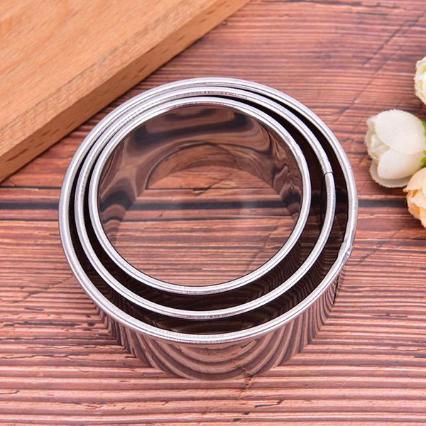 

3pcs/set cutter maker tools stainless steel round dumplings wrappers molds set cookie pastry wrapper dough cutting tool baking &