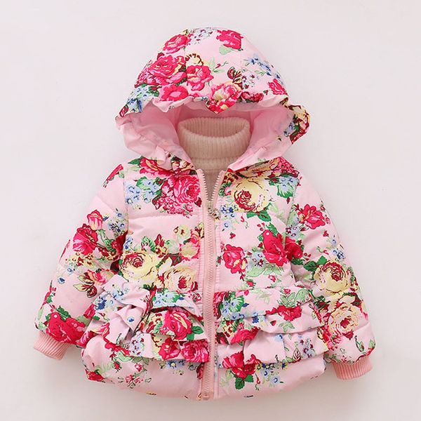 

baby girls jacket autumn winter jacket for girls coat kids warm hooded outerwear coat for girls clothes children jacket, Camo