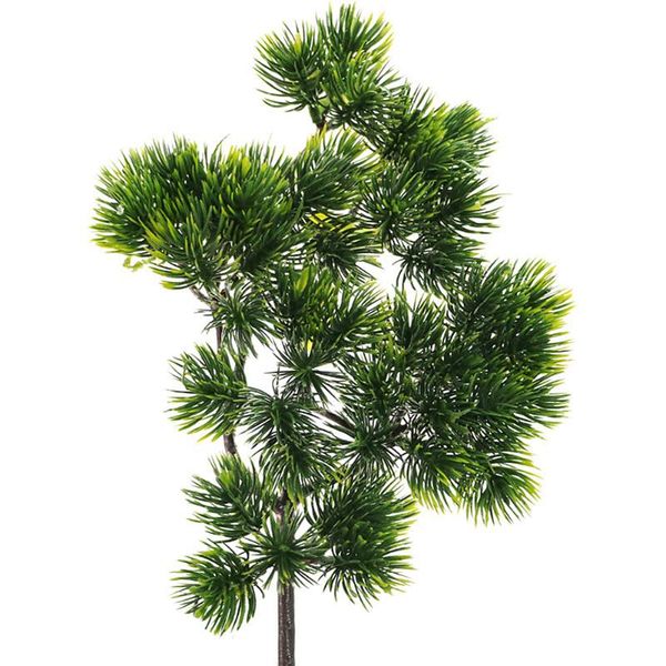

artificial pine needles fake plants branches flowers leaves home balcony garden party decoration 38*28cm decorative & wreaths
