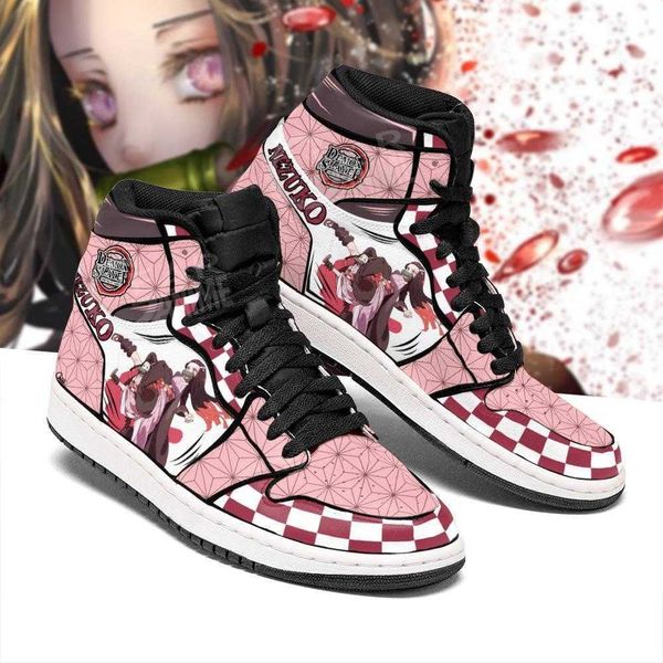 

fighting demon nezuko shoes custom slayer anime sneakers