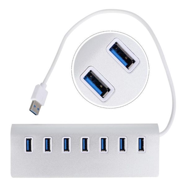 

hubs 7 ports usb hub dock for keyboard disk portable hard drive