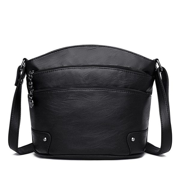 

evening bags multi-layer pockets women leather shoulder bag luxury handbags designer small crossbody for shell tote