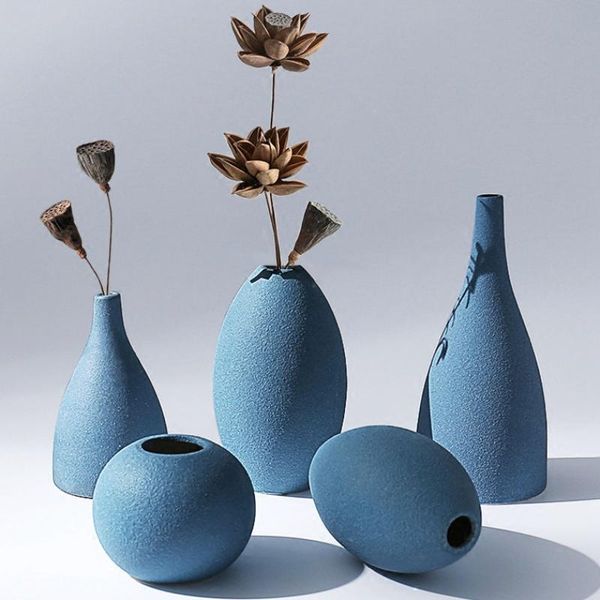 

vases ceramics vase matte nordic flower hydroponic dried plant pots deskarrangement container home living room decor