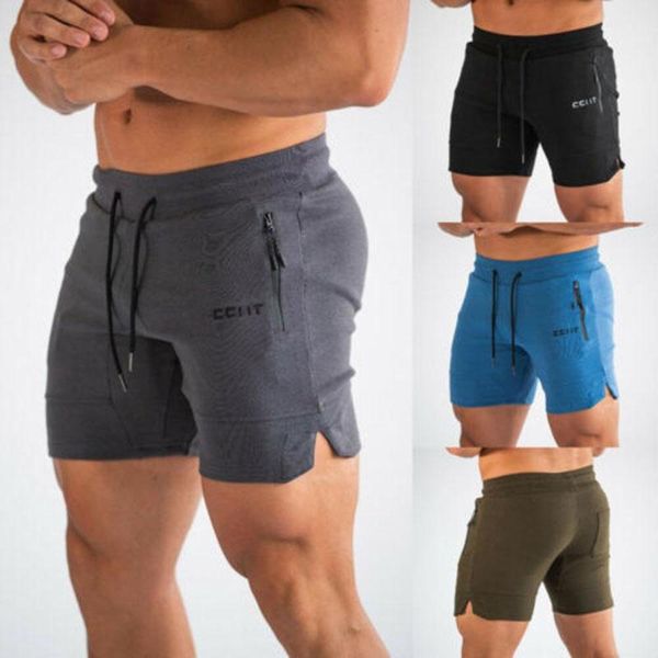 

fashion 2021 new brand men summer beach casual soft and simple shorts athletic gym sports training, White;black